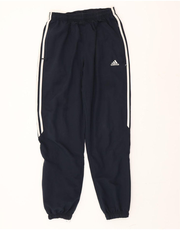 Pantaloni da tuta da uomo Adidas Joggers medi in poliestere blu navy