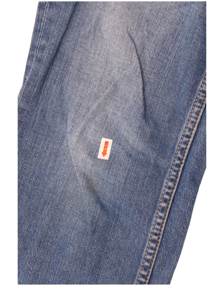 Jeans dritti effetto consumato da donna Fat Face W30 L28 cotone blu