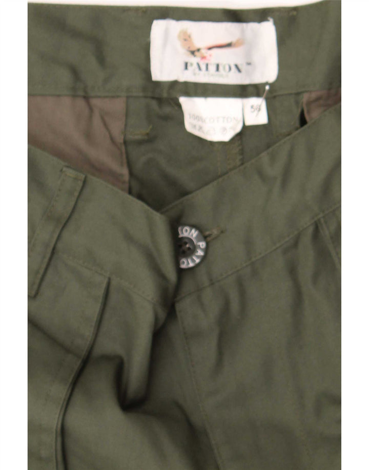 Pantaloni cargo dritti da uomo Patton W38 L27 cotone kaki