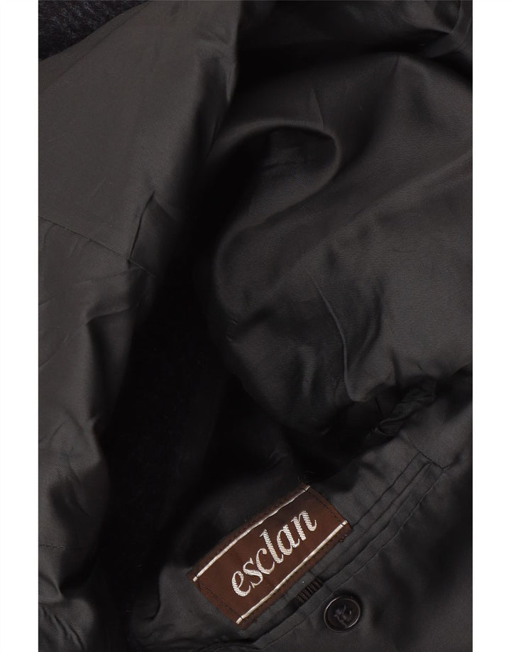 Soprabito vintage da uomo UK 40 grande blu navy