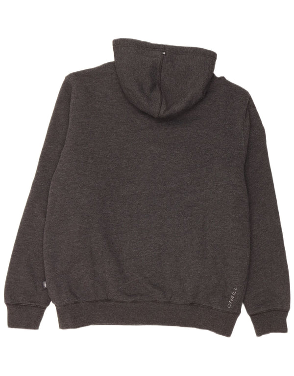 O'Neill Mens Zip Hoodie Sweater Large Grey Cotton
