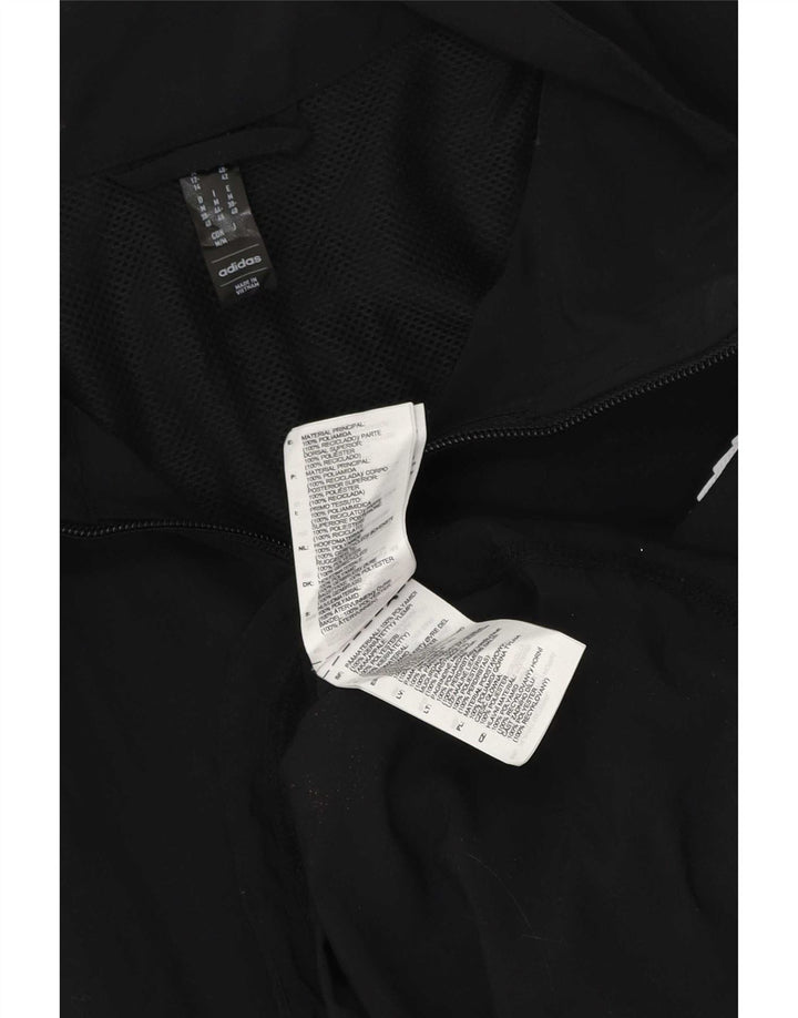 Giacca da tuta oversize da donna Adidas UK 12/14 Medium Nero