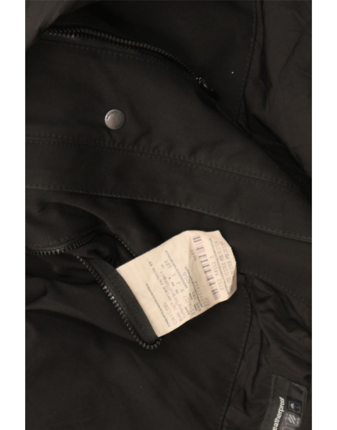 Cappotto da uomo Hugo Boss EU 56 3XL poliestere nero