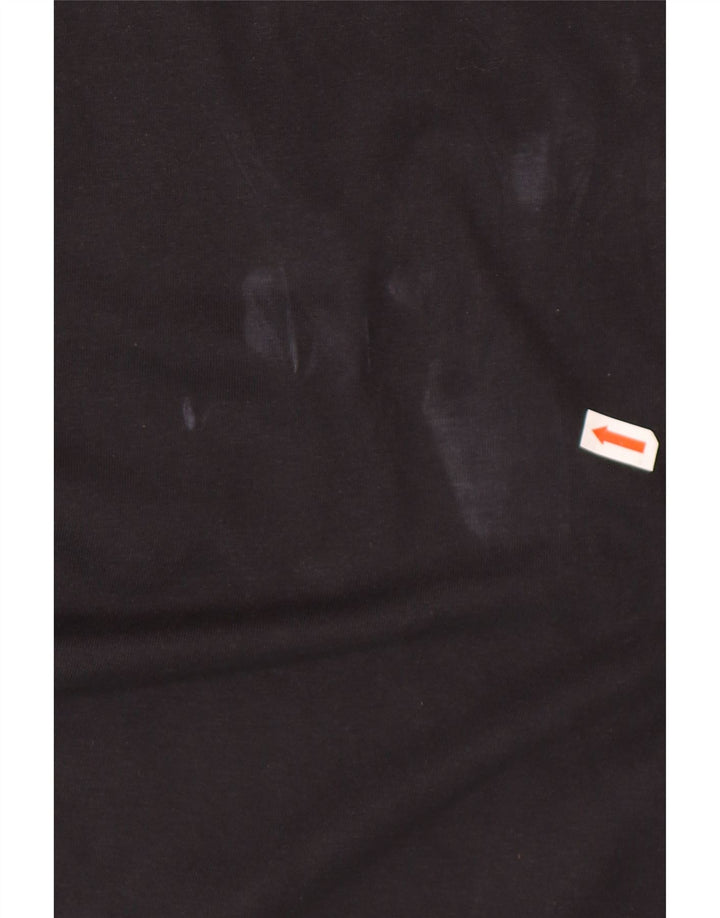 Gant T-shirt grafica da uomo New Haven Top in cotone nero medio