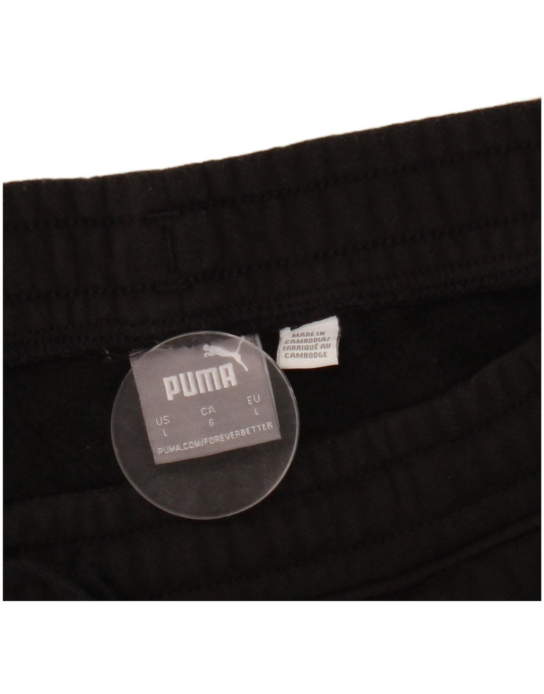 Pantaloncini sportivi grafici PUMA da uomo grandi neri