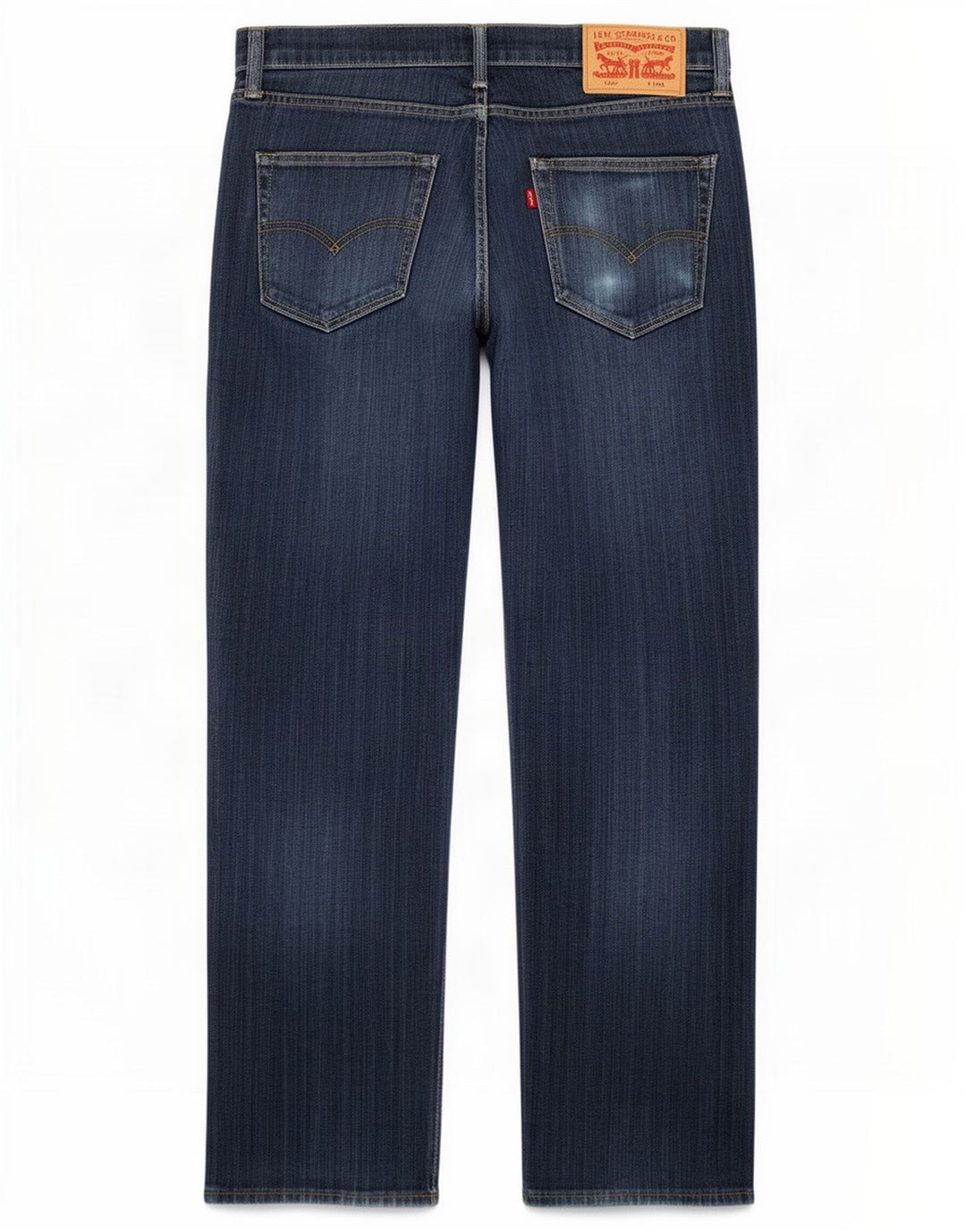 Levi's Uomo 504 Jeans dritti W34 L30 Cotone Blu