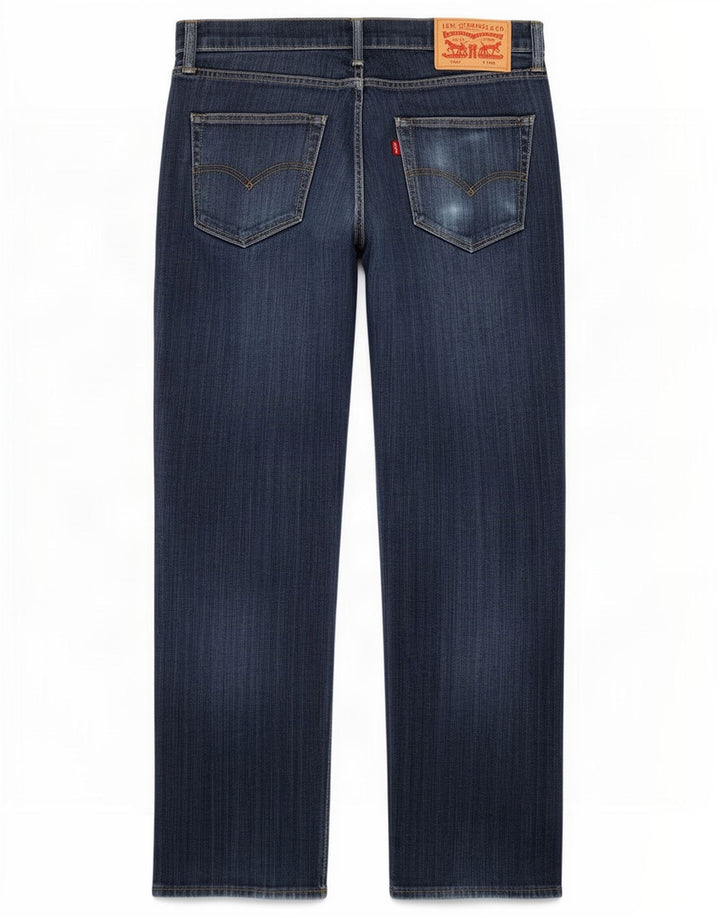 Levi's Uomo 504 Jeans dritti W34 L30 Cotone Blu