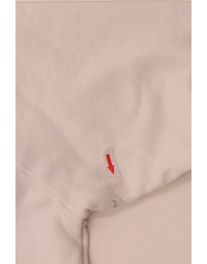Felpa Adidas Donna Maglione Medio Bianco Cotone