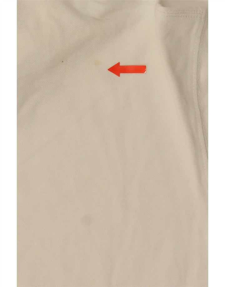 Polo Carrera da uomo vestibilità regolare XL a righe bianche