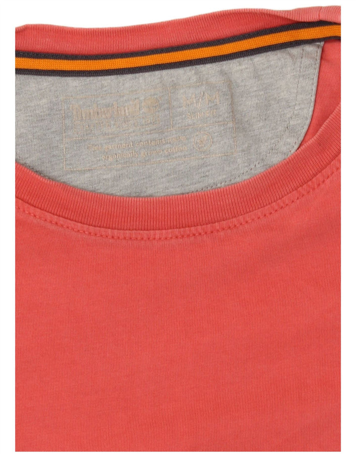 T-shirt slim fit da uomo Timberland arancione medio