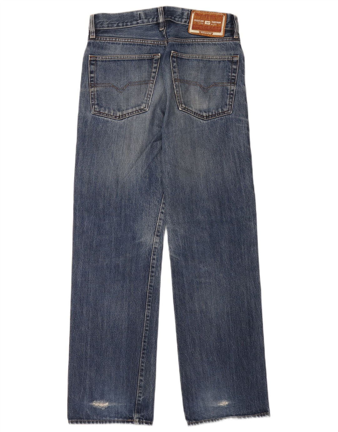 Jeans dritti da uomo Diesel W30 L29 cotone blu