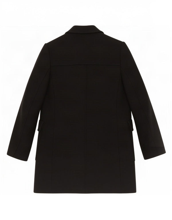 Cappotto doppiopetto da donna Zara UK 6 XS lana nera