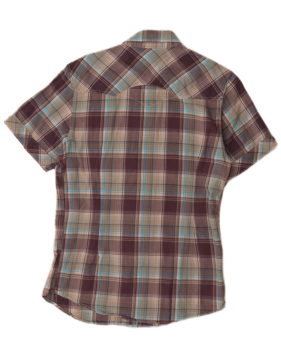 Camicia a maniche corte da uomo Levi's piccola in cotone a quadri multicolore