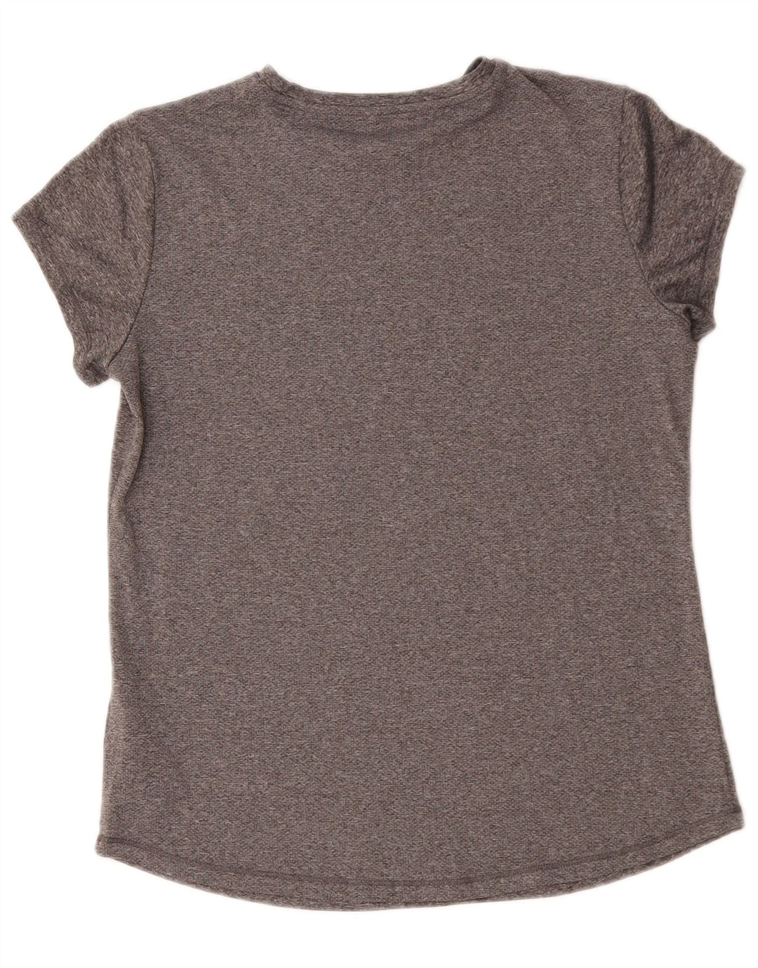 T-shirt grafica da donna Puma UK 14 Poliestere chiazzato grigio medio