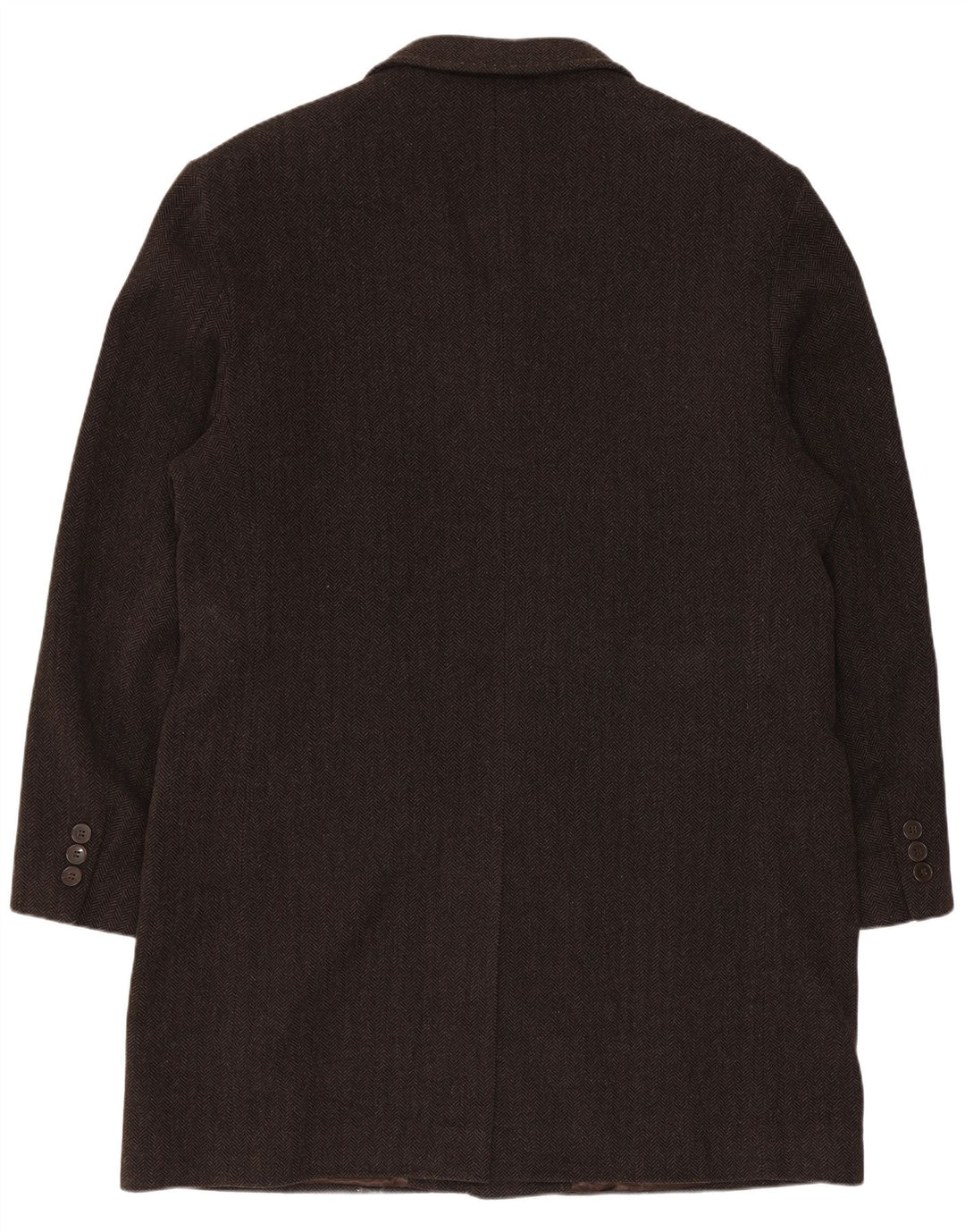 Cappotto Chesterfield Uomo Conbipel IT 54 XL Lana Spinata Marrone