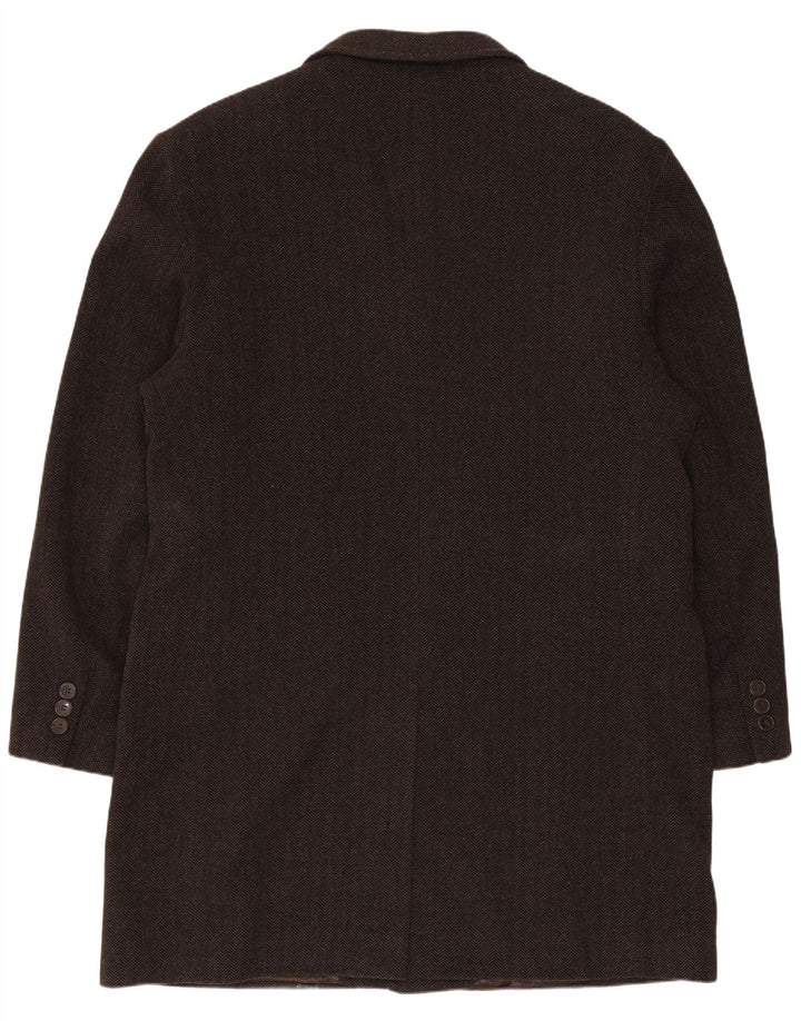 Cappotto Chesterfield Uomo Conbipel IT 54 XL Lana Spinata Marrone