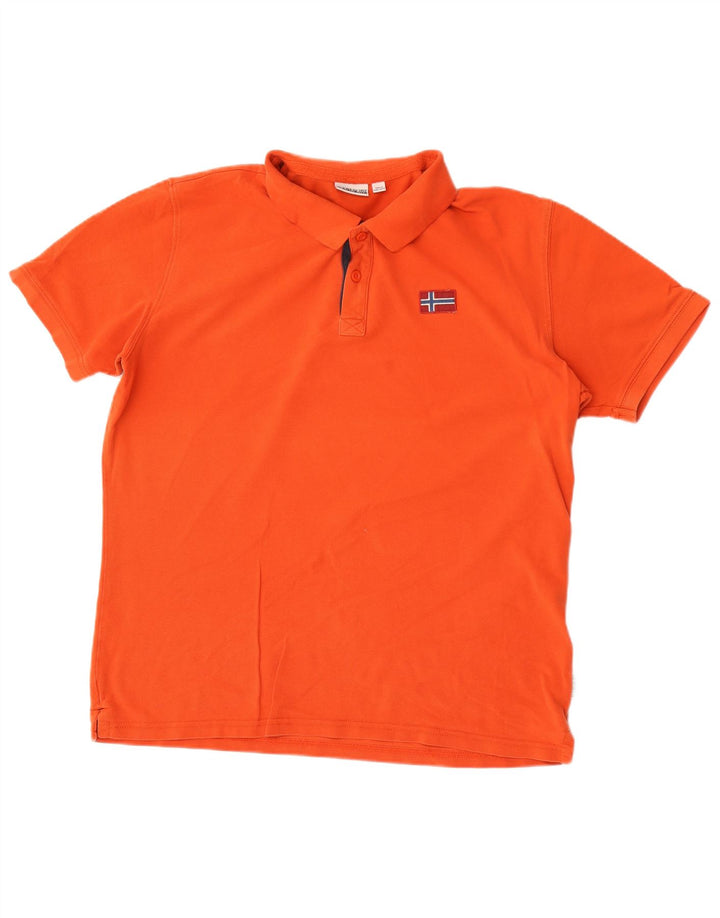 Polo da uomo Napapijri 2XL arancione