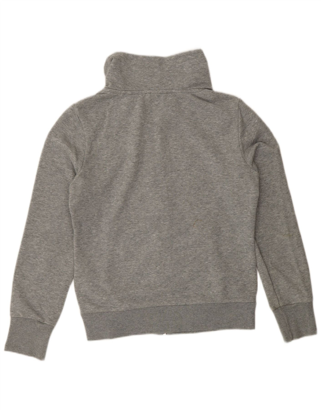 Giacca da tuta da donna Puma UK 10 Small Grey Flecked Cotton