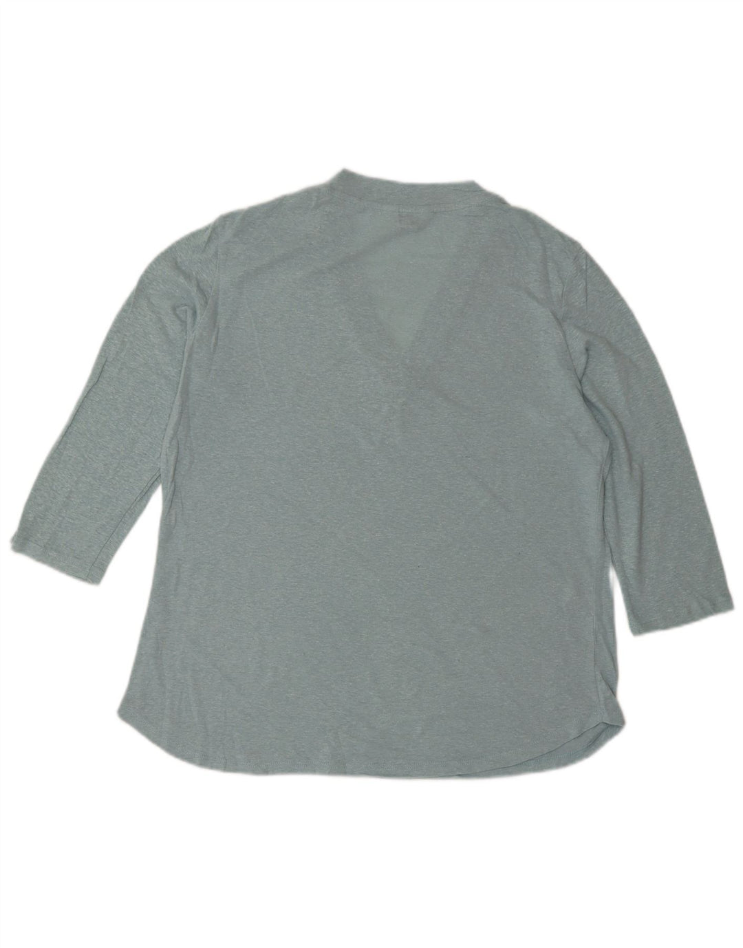 ORVIS Top oversize da donna manica 3/4 UK 10 piccolo blu