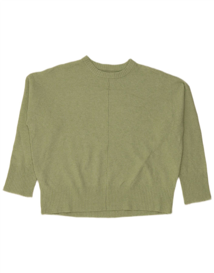 JACK WILLS Womens Oversized Knit 2 Piece Set UK 6 XS Green Polyester