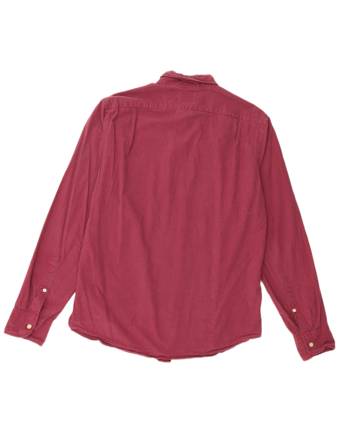 J. CREW Camicia da uomo slim fit su misura in cotone a quadri rosso medio