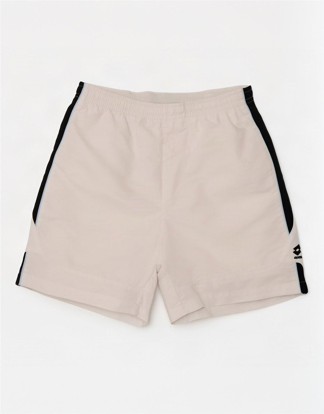 Pantaloncini sportivi grafici da uomo Lotto color block bianco medio