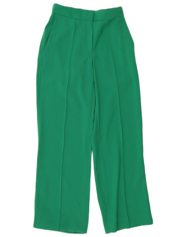Pantaloni chino da donna Petite vestibilità ampia Reiss UK 6 XS W24 L29 Verde