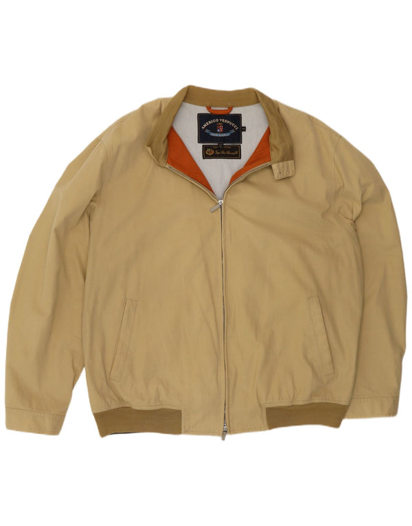 Giubbotto bomber da uomo Amerigo Vespucci UK 44 2XL Poliestere beige