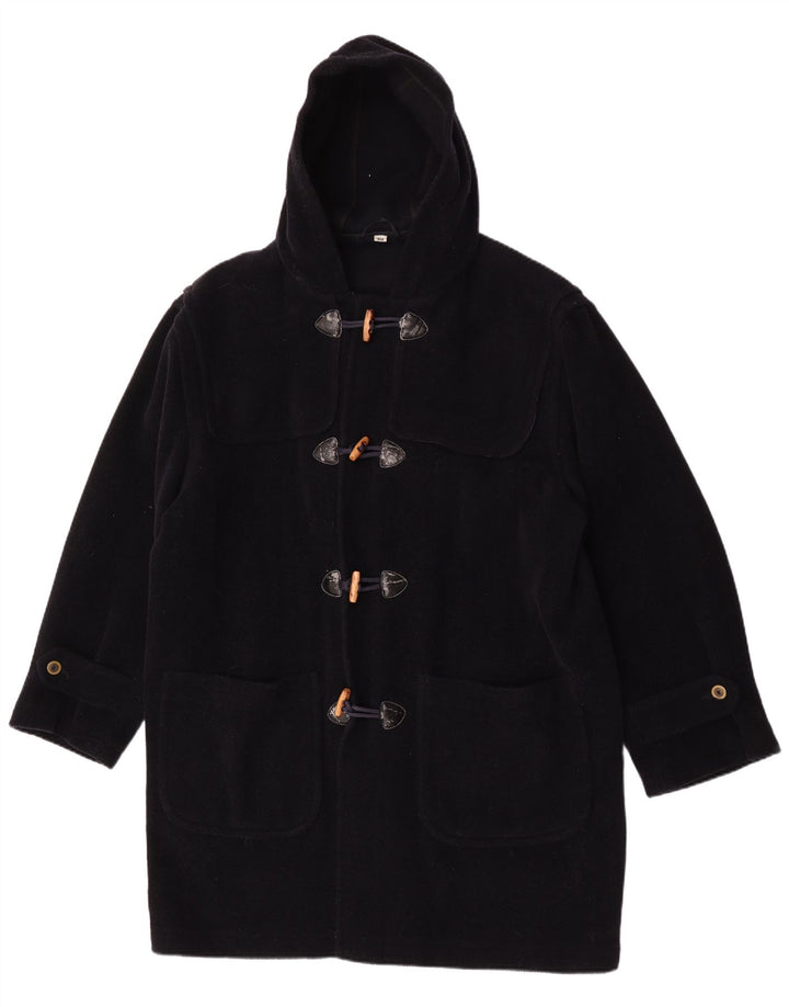 Nuovo Montgomery da uomo con cappuccio IT 50 Large Nero Lana