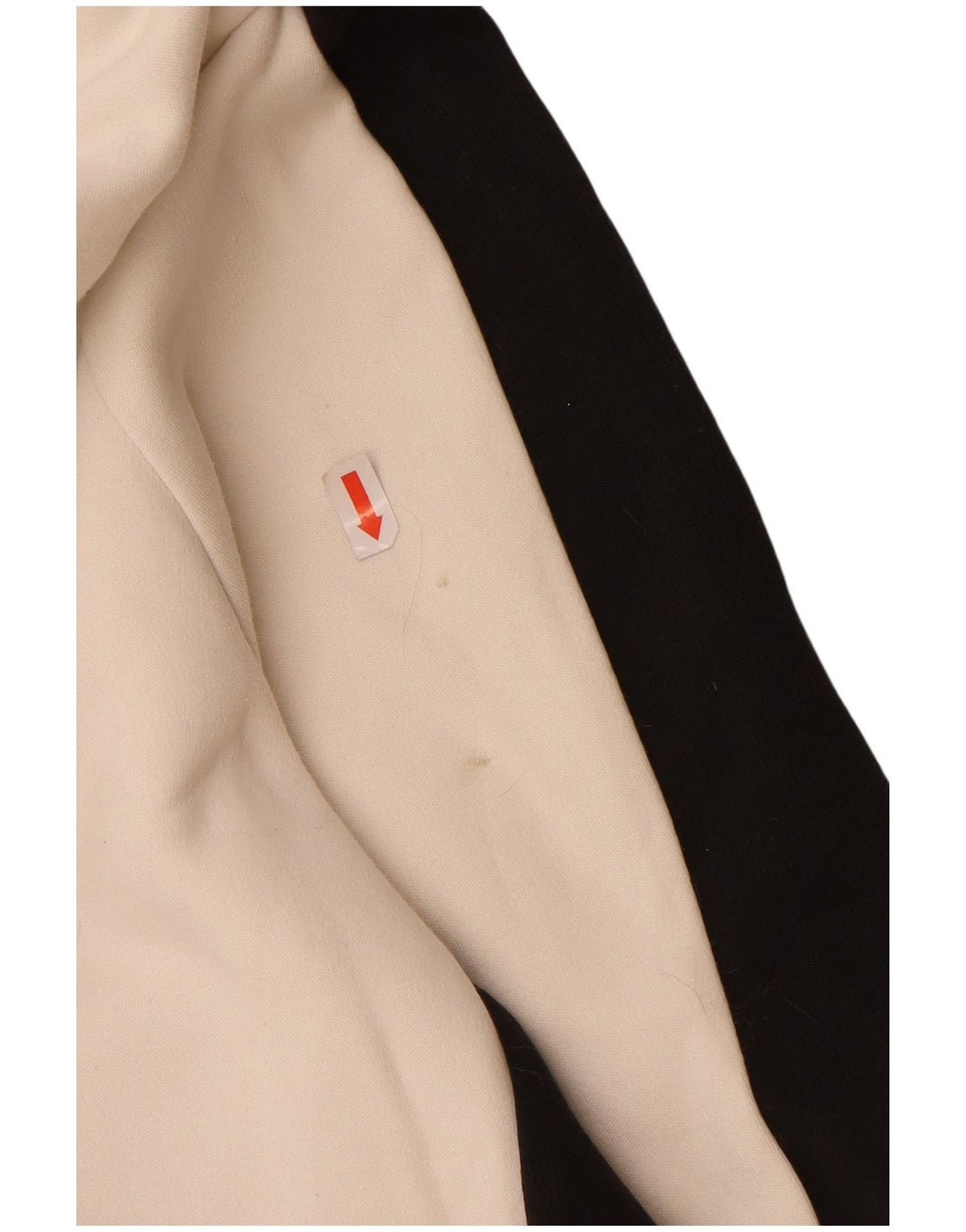 PUMA Felpa con cappuccio e zip da uomo XL in cotone color block bianco sporco