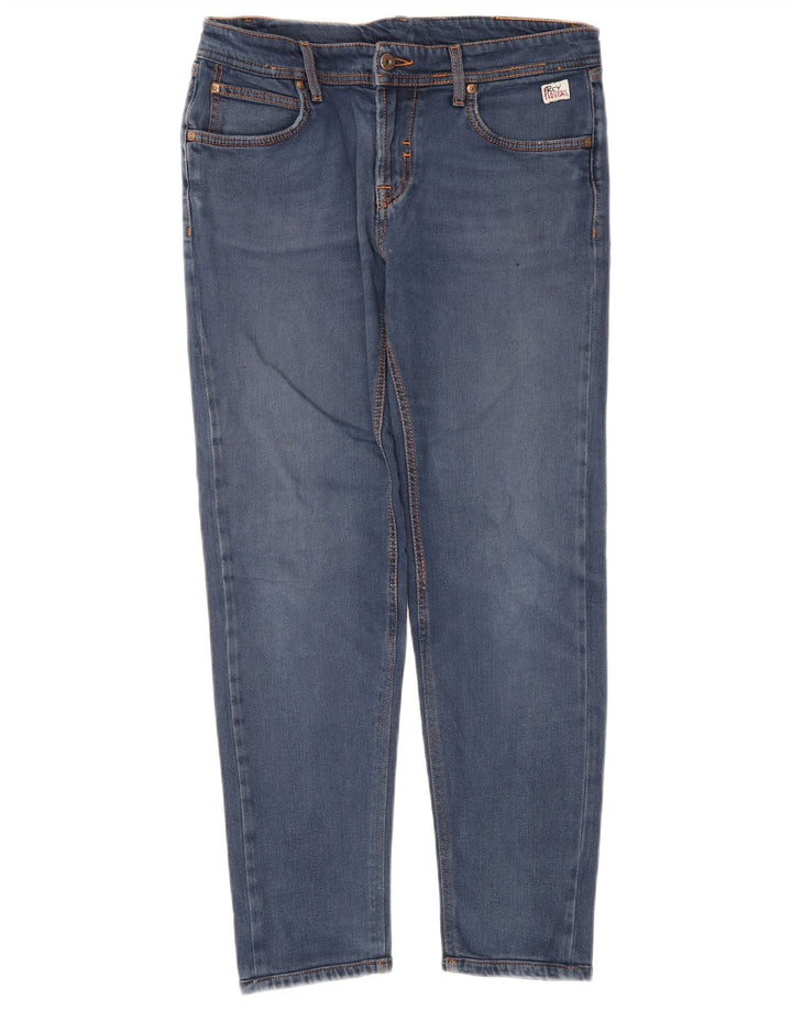 Jeans slim da donna Roy Rogers W30 L28 cotone blu