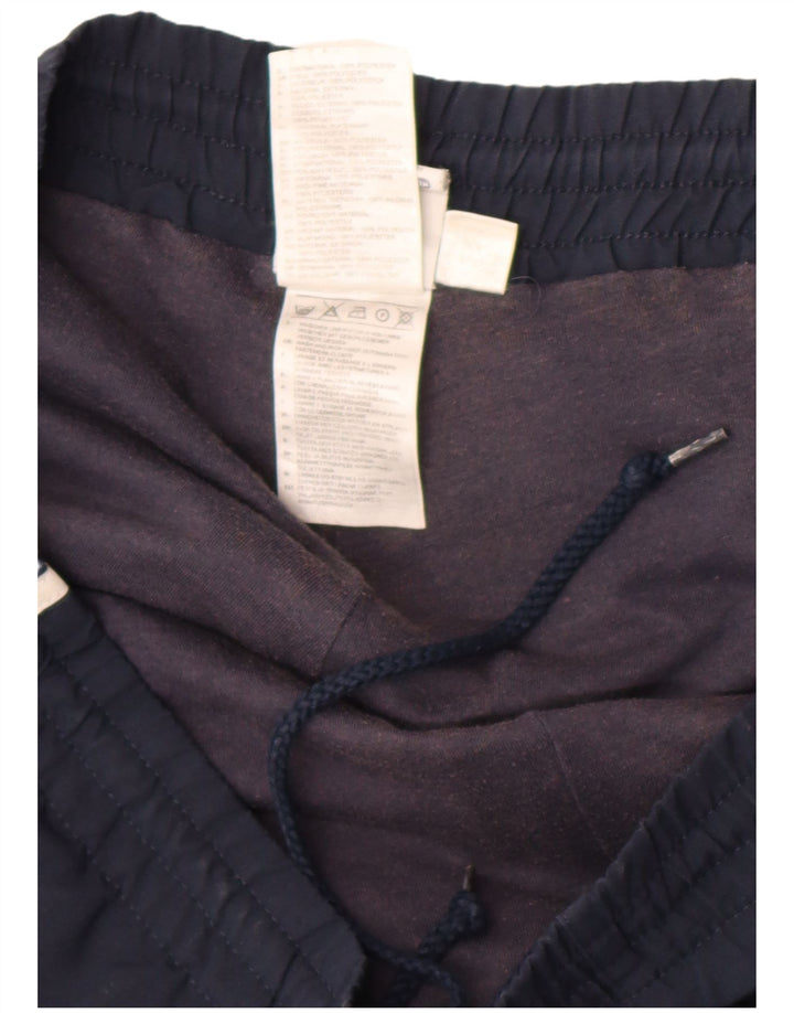 Pantaloni da tuta da uomo Adidas medi in poliestere blu navy