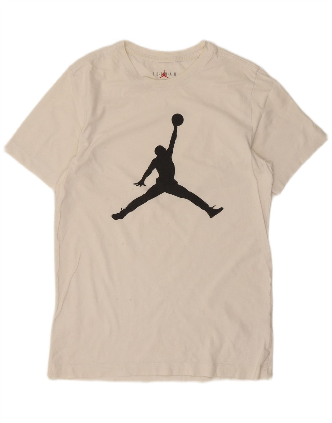 T-shirt grafica da uomo Jordan Top piccola in cotone bianco