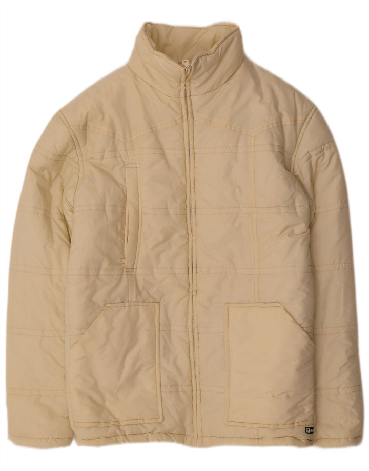 Giacca imbottita da donna LOTTO UK 14 nylon giallo medio