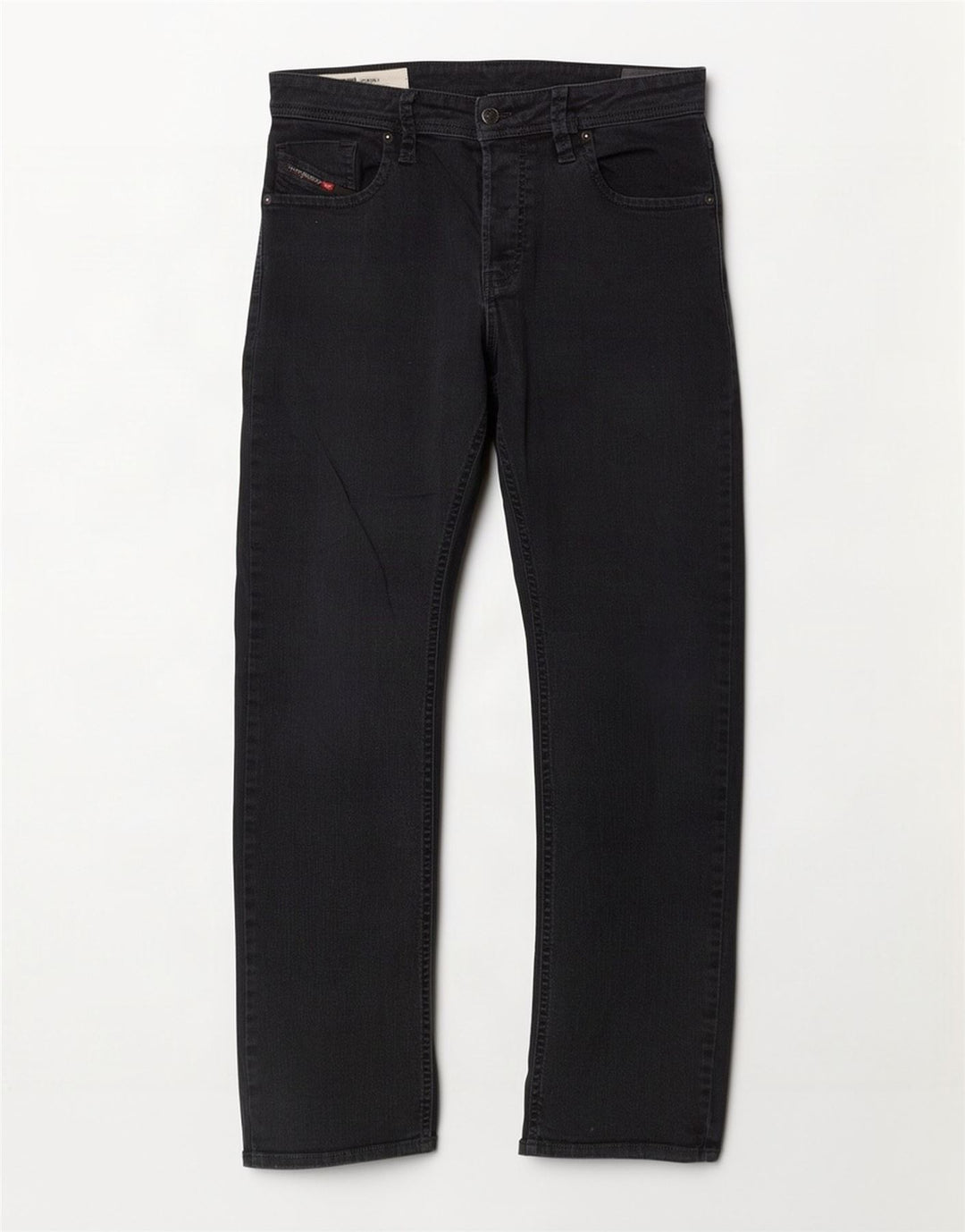 Jeans dritti da uomo Diesel W34 L31 cotone nero