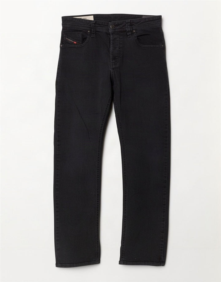 Jeans dritti da uomo Diesel W34 L31 cotone nero