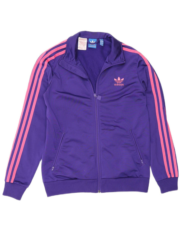 Giacca Top Tuta Adidas Bambina 13-14 Anni Viola Poliestere