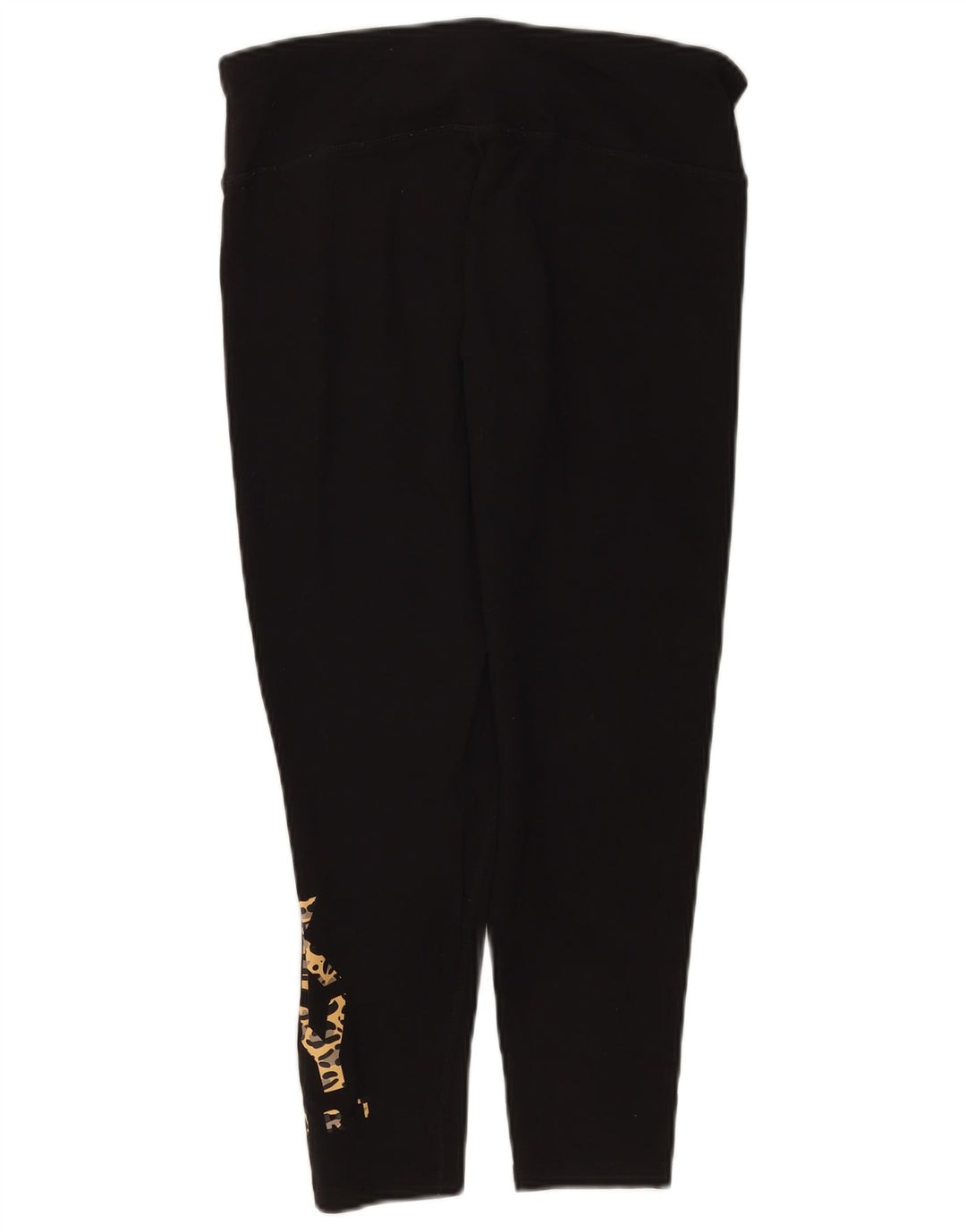 Leggings grafici da donna Dkny UK 14 grande cotone nero