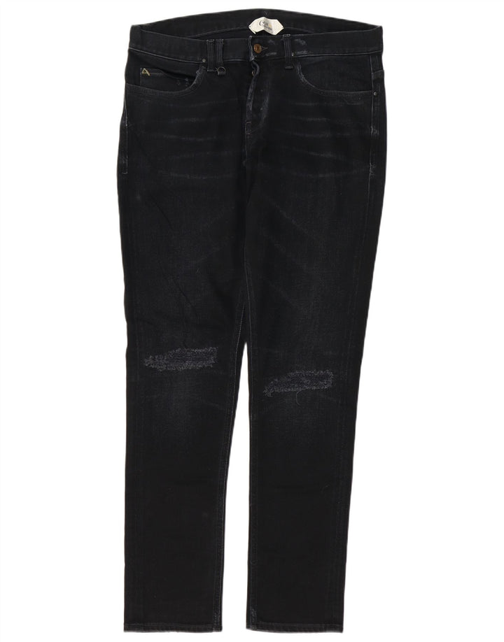 Jeans slim effetto consumato da uomo Cycle W34 L32 cotone nero