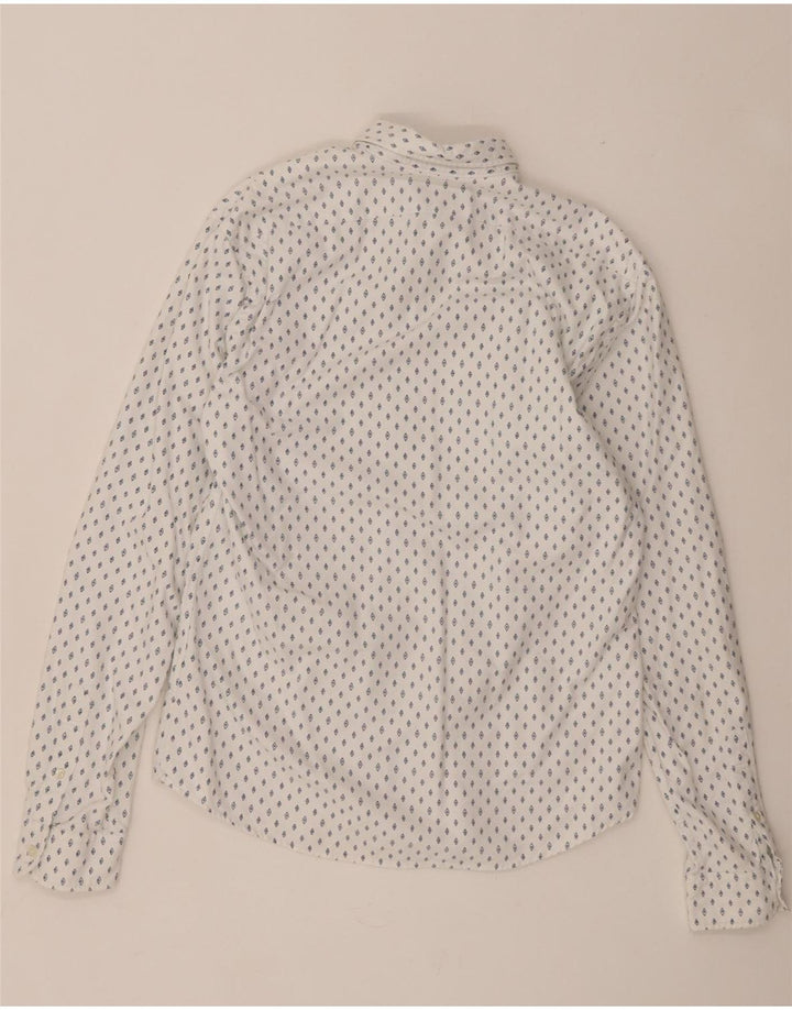 Camicia da uomo Classic Fit Scotch & Soda in cotone maculato bianco medio