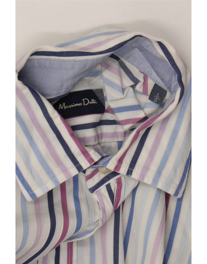 Camicia da uomo Massimo Dutti a righe grandi multicolori