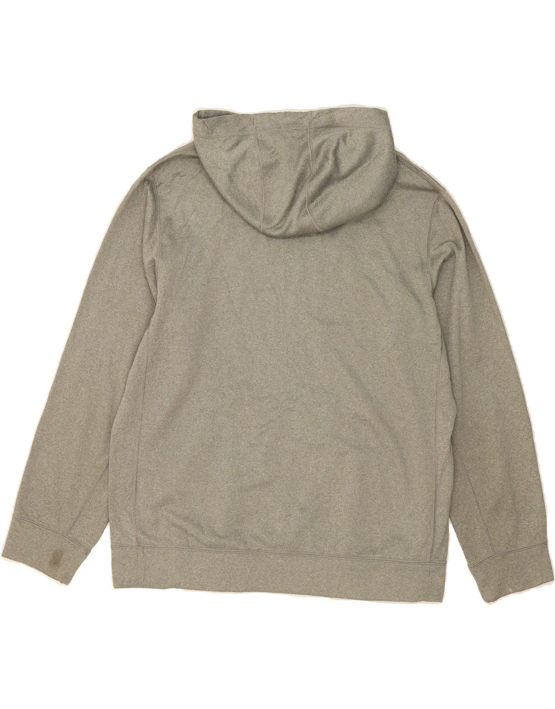 NIKE Mens Therma-Fit Hoodie Jumper Large Grey Polyester Vintage Nike and Second-Hand Nike from Messina Hembry 