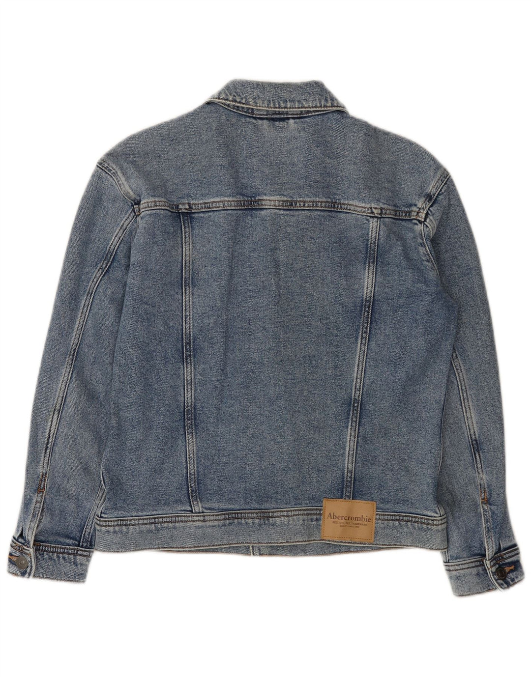 ABERCROMBIE & FITCH Giacca in denim da bambino 13-14 anni in cotone blu