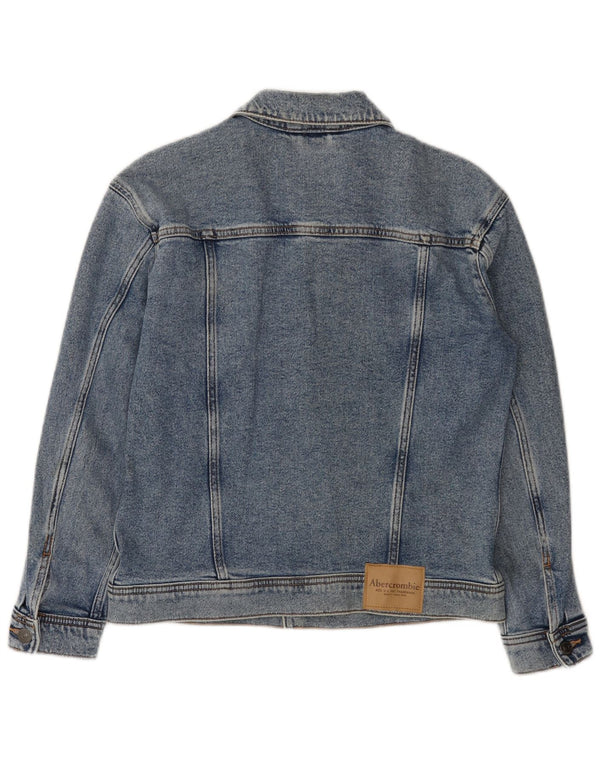 ABERCROMBIE & FITCH Giacca in denim da bambino 13-14 anni in cotone blu