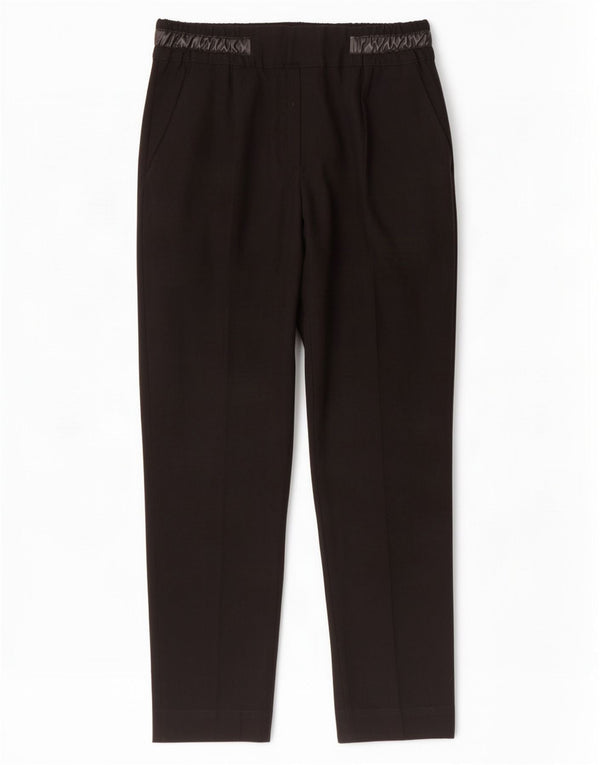 Pantaloni chino slim corti Zara da donna piccoli W26 L25 neri