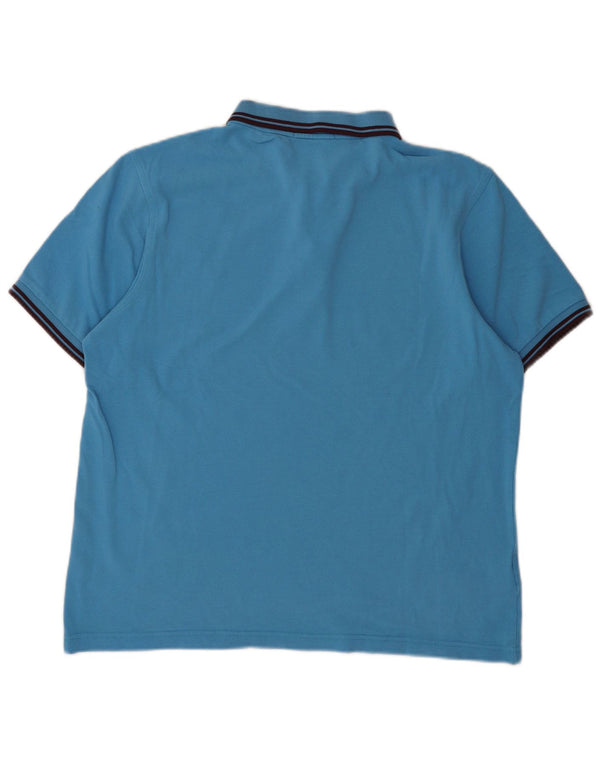 Polo da uomo slim fit Fred Perry XL in cotone blu