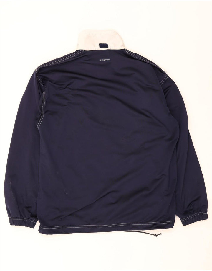 Giacca da ginnastica da uomo Sergio Tacchini, colore blu navy medio