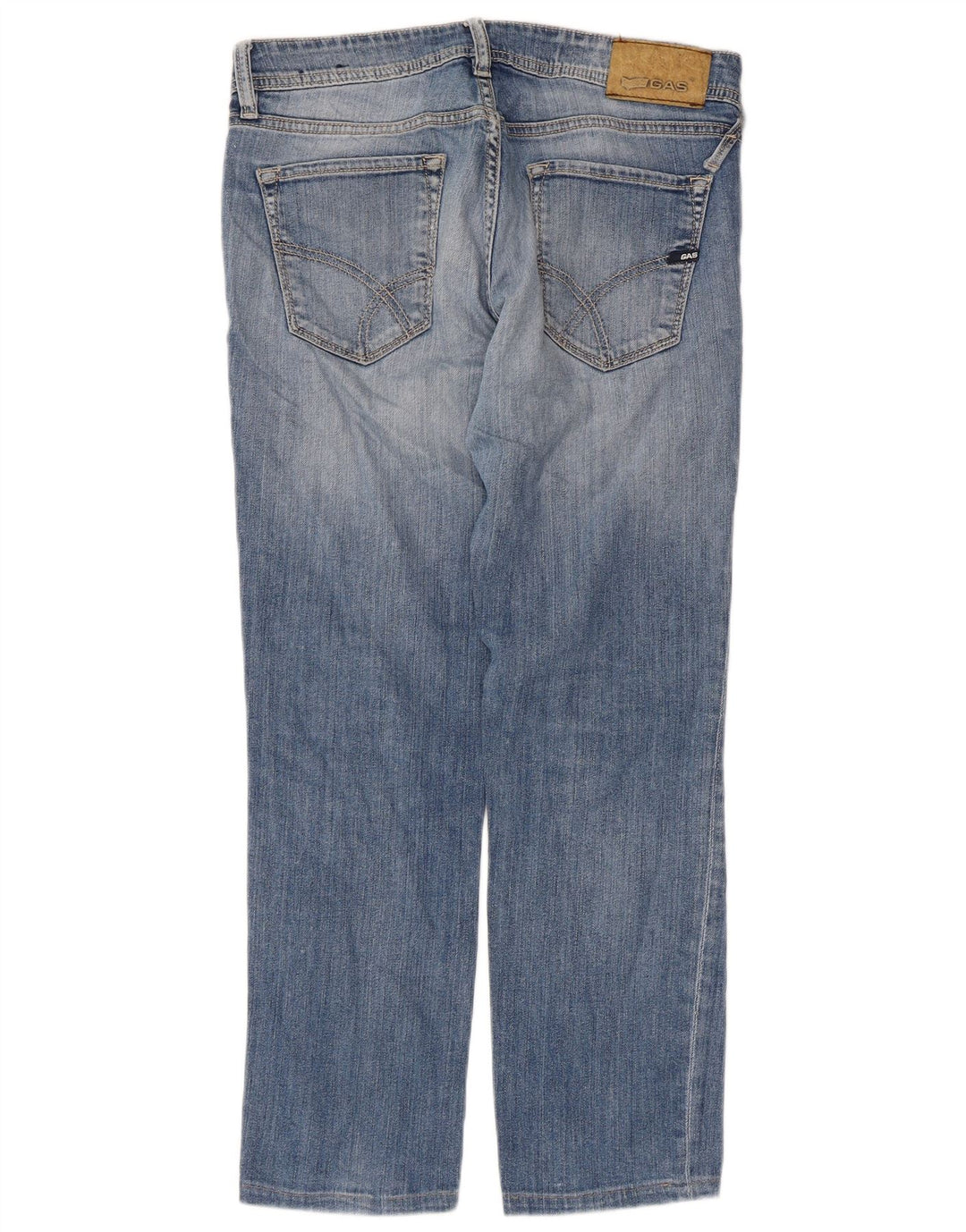 Jeans dritti da donna Gas W33 L27 cotone blu