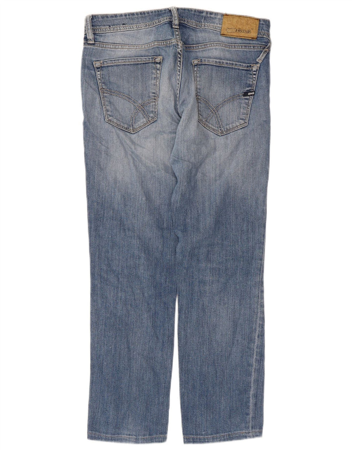 Jeans dritti da donna Gas W33 L27 cotone blu