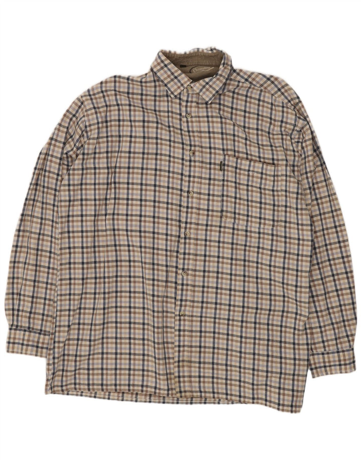 Camicia in flanella da uomo Champion XL in cotone a quadretti multicolore